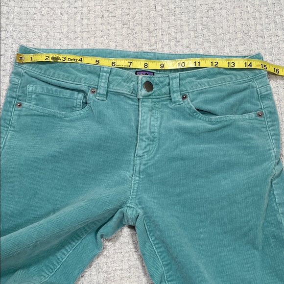 Womens Patagonia Turquoise Corduroy Pants Style #55060 Organic Cotton Size 28 - Picture 12 of 15
